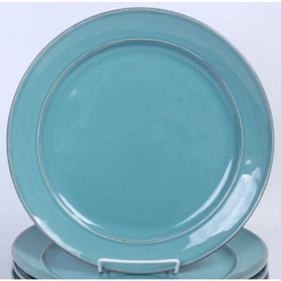 Pottery Barn Cambria Turquoise Dinner Plate 11.75” Replacement - Picture 1 of 2